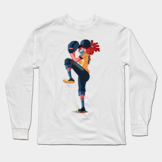 The Pitcher Long Sleeve T-Shirt by RichTee Designs